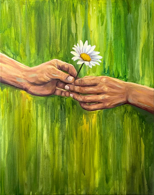 "A Simple Gift" Original Oil Painting