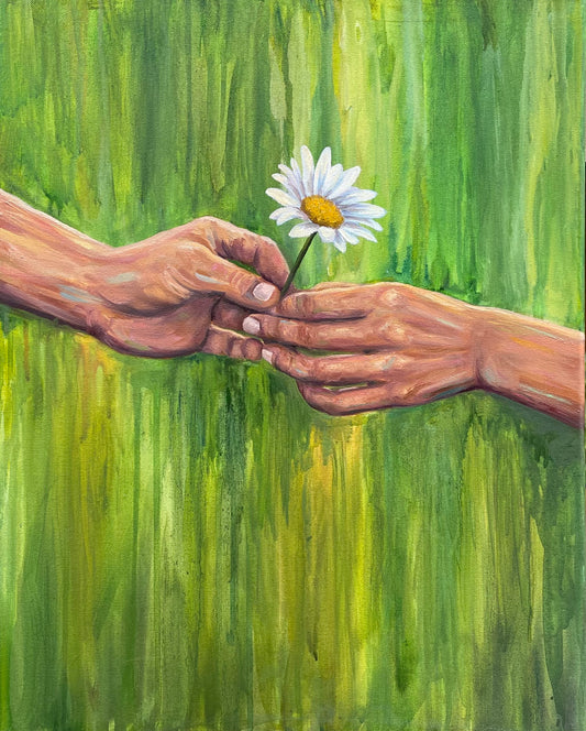 "A Simple Gift" Canvas Print