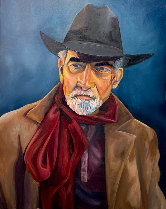 "Should've Been A Cowboy" Original Oil Painting