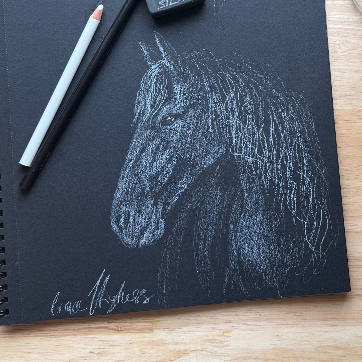 "Stand Tall" Original Colored Pencil Sketch