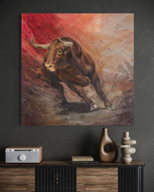 "Bruno" Original Oil Painting