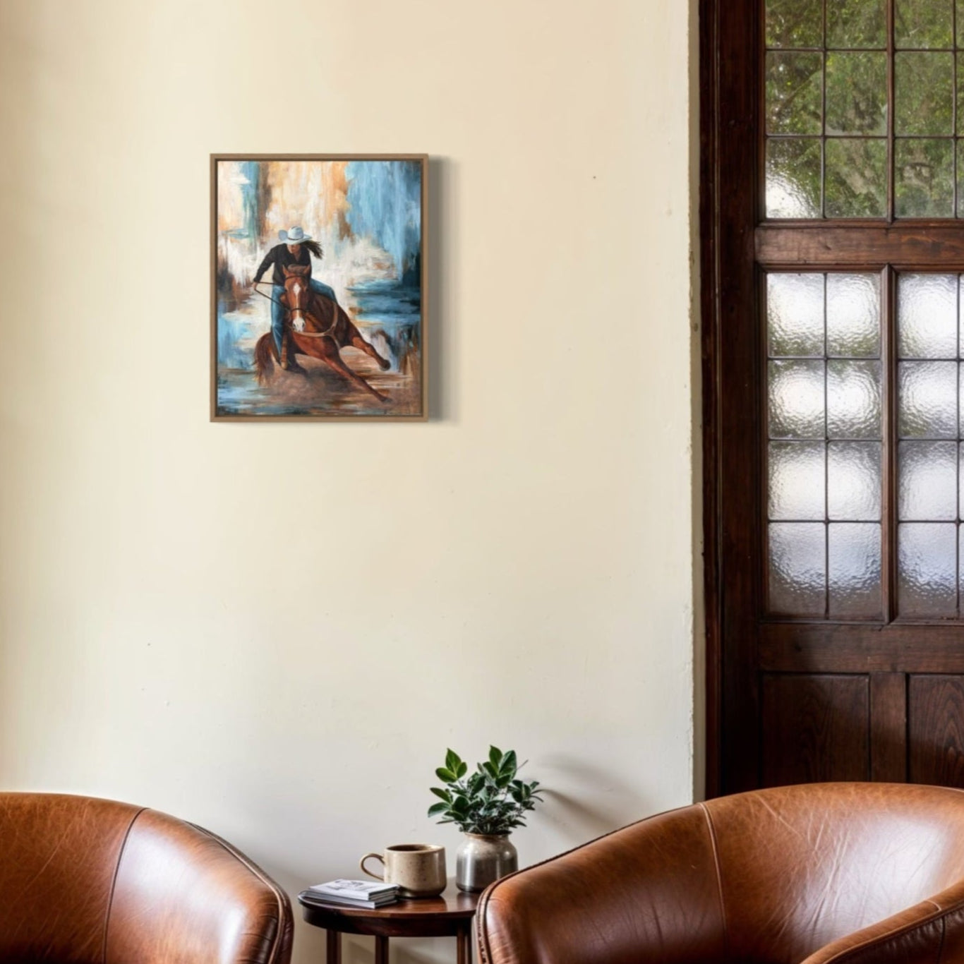 "Cut Right" Original Oil Painting