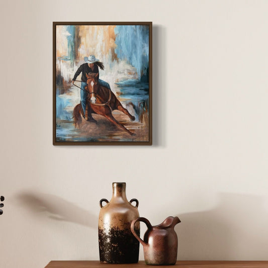 "Cut Right" Original Oil Painting