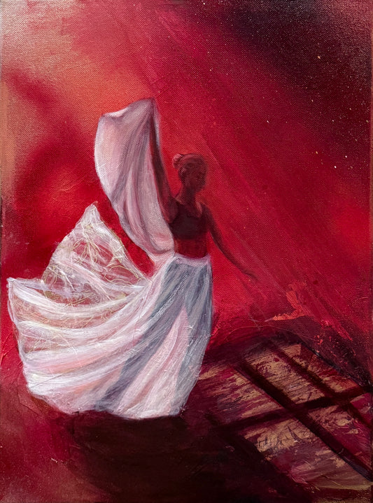 "The Dance" Original Oil Painting
