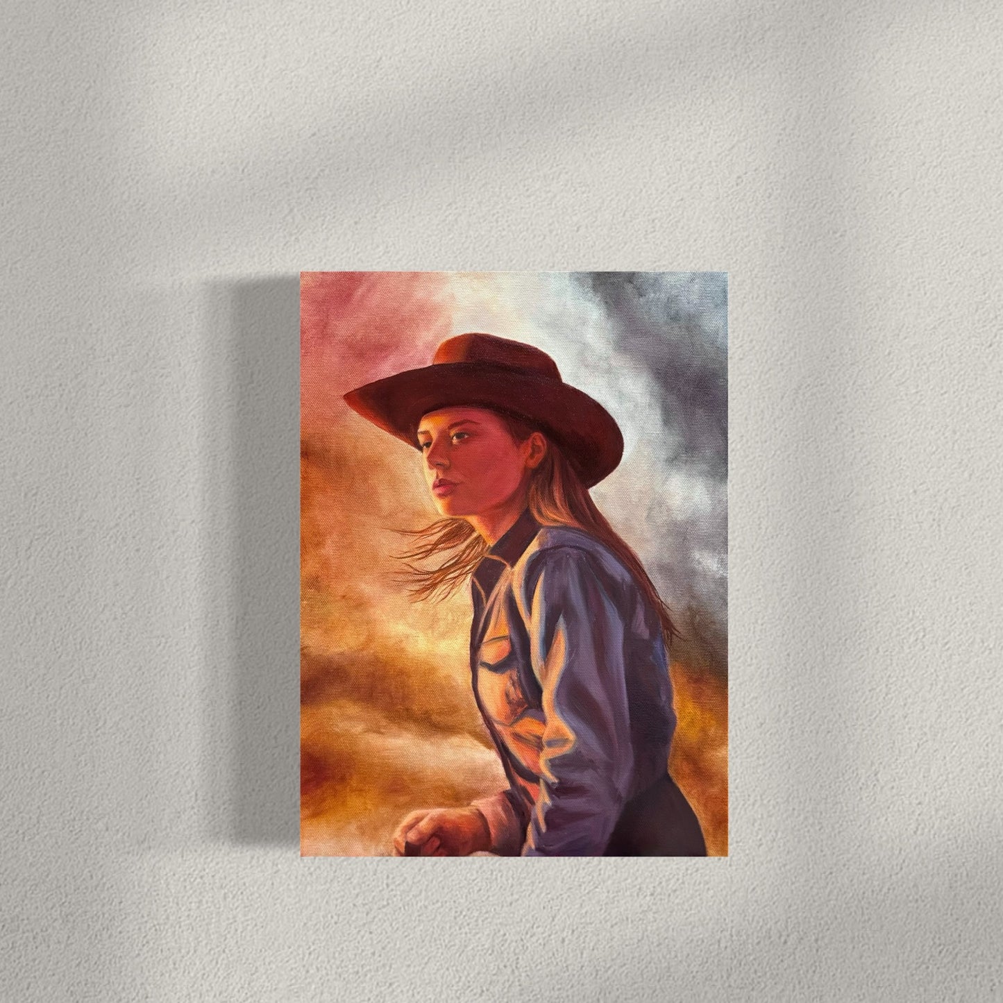 "Fearless" Original Oil Painting