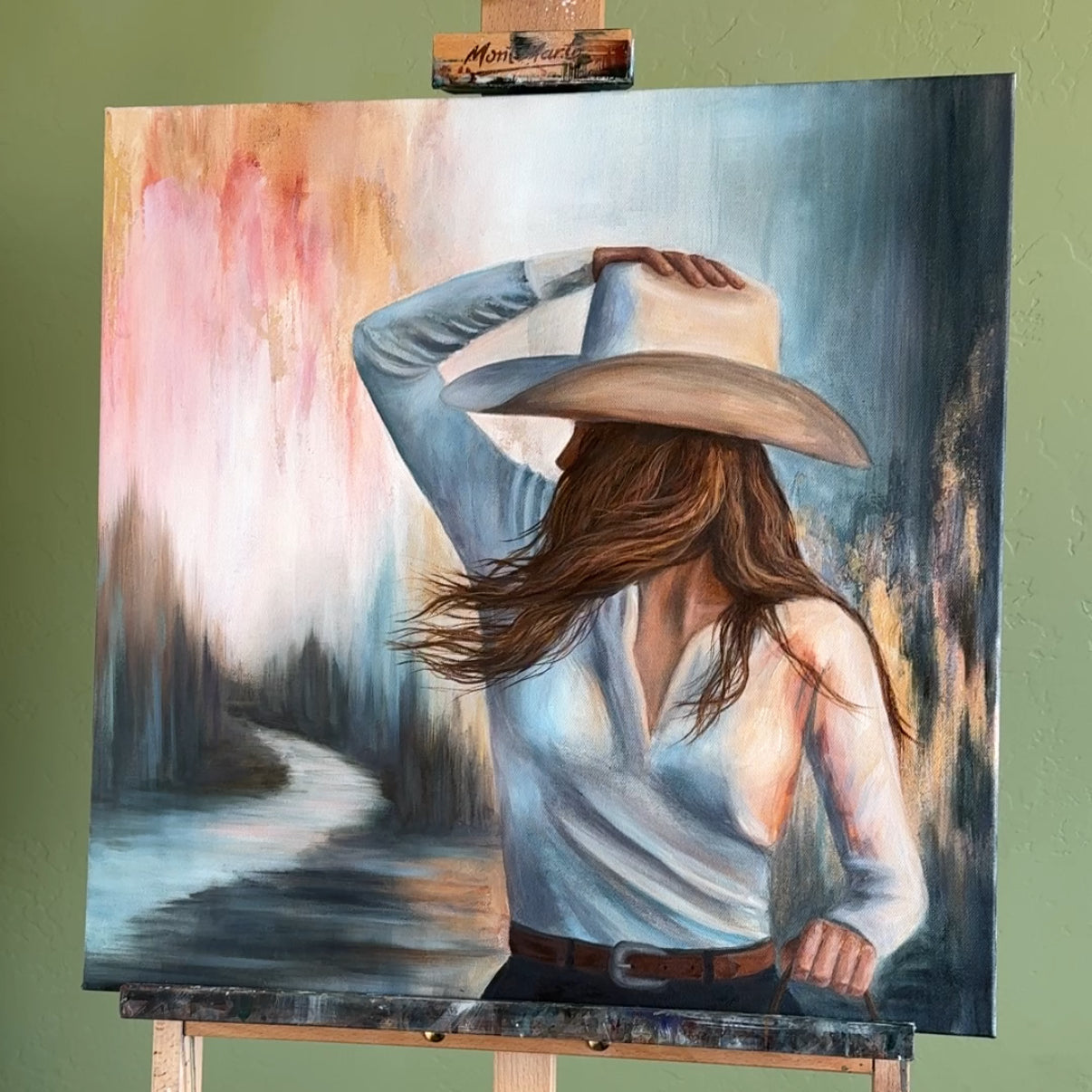 "Following A Dream" Original Oil Painting