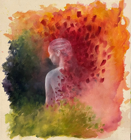 "In A Daydream" Original Acrylic Painting