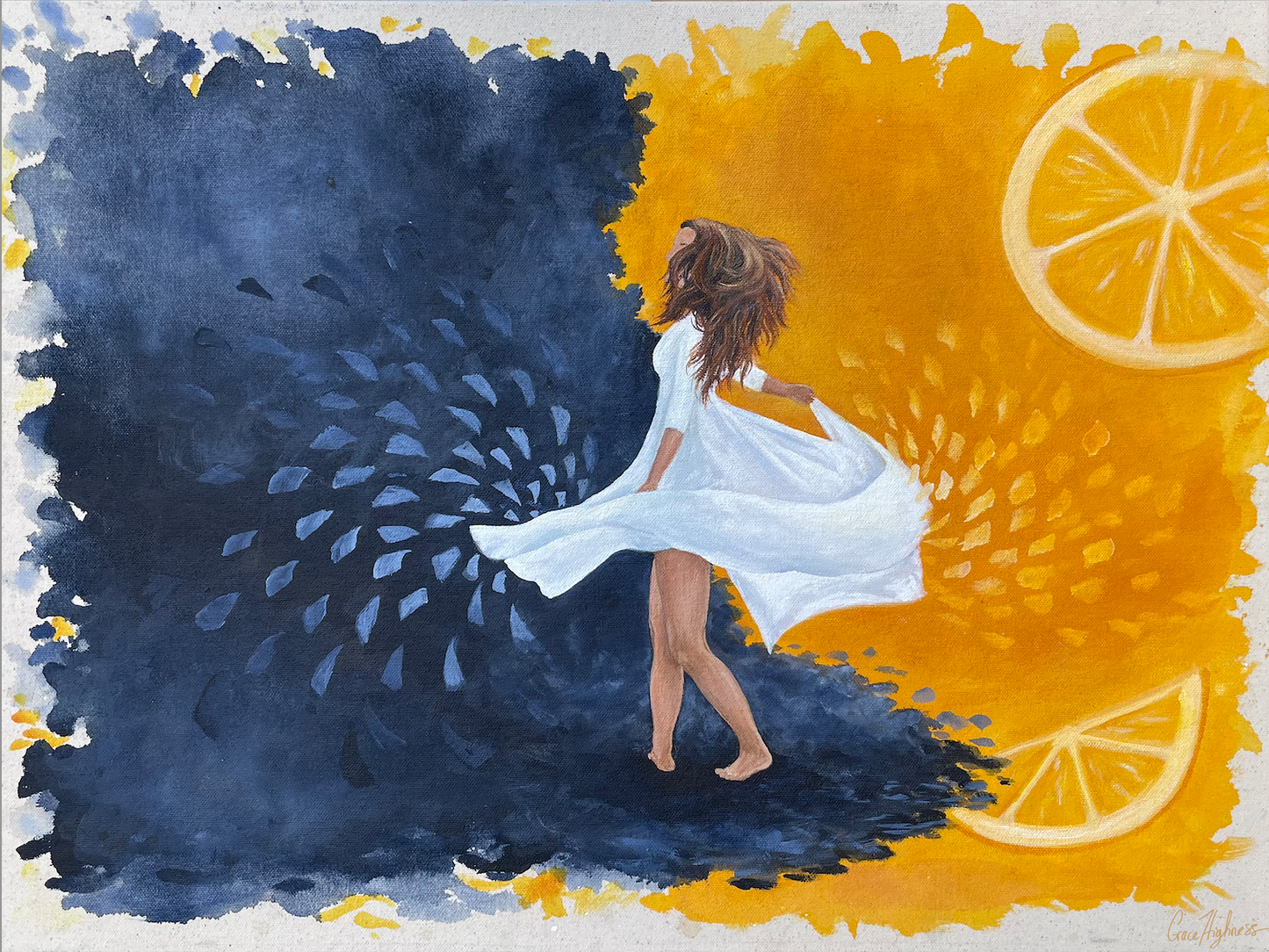 "Lemonade" Original Oil Painting