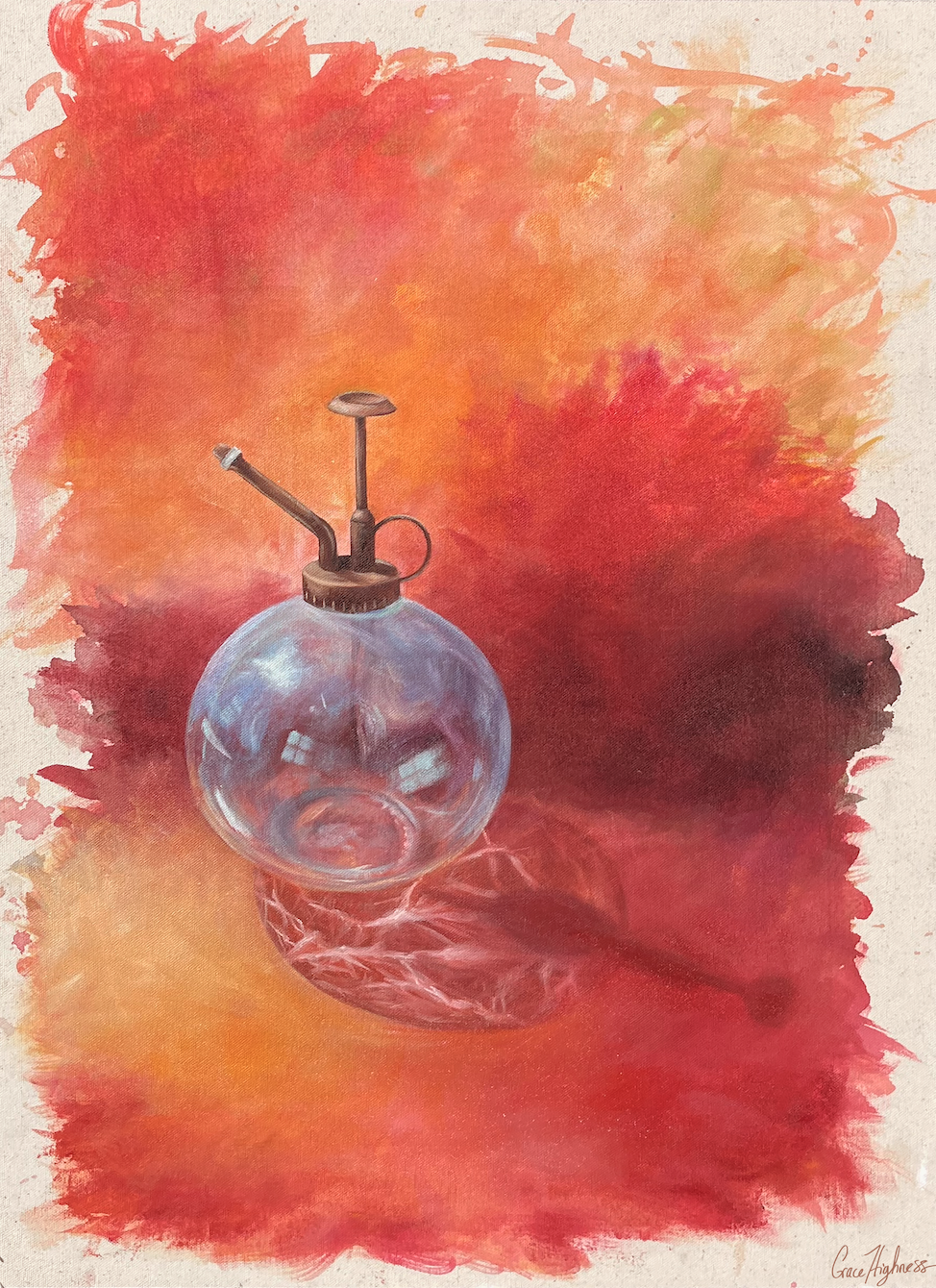 "Reflections I" Original Framed Oil Painting