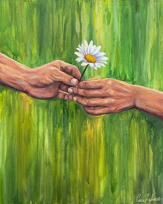 "A Simple Gift" Paper Print