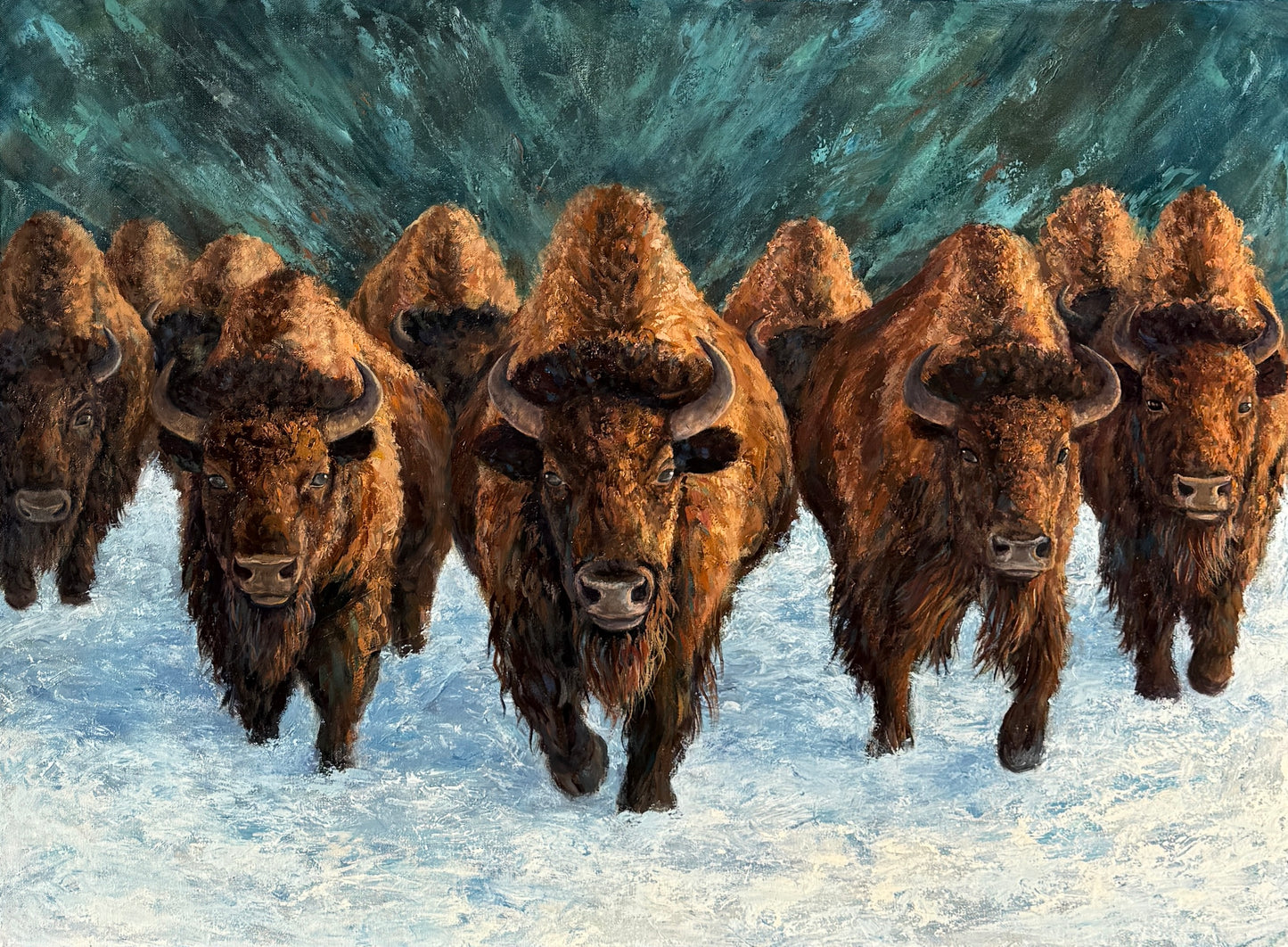 "Stronger Together" Original Oil Painting
