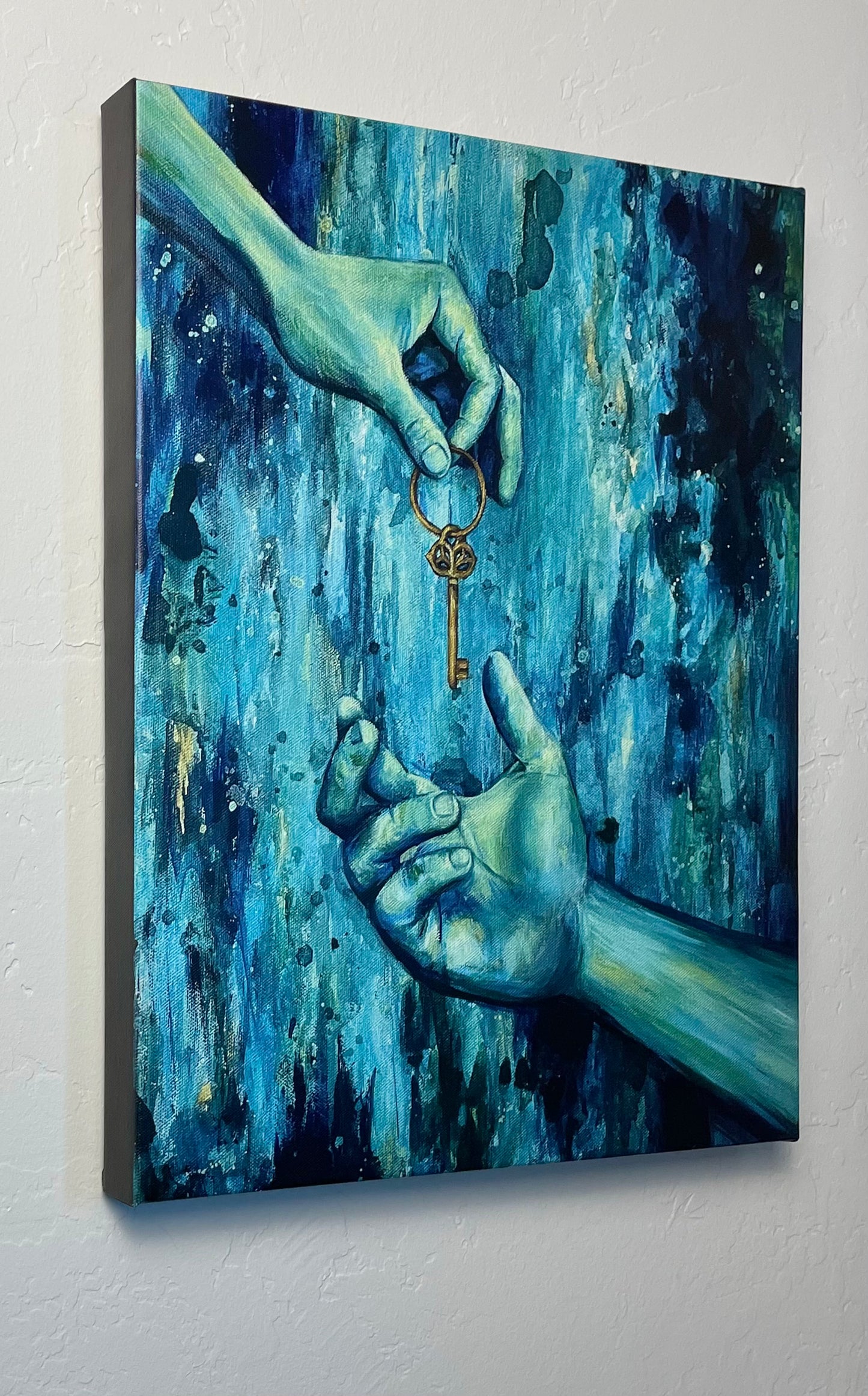 "Key To My Heart" Canvas Print