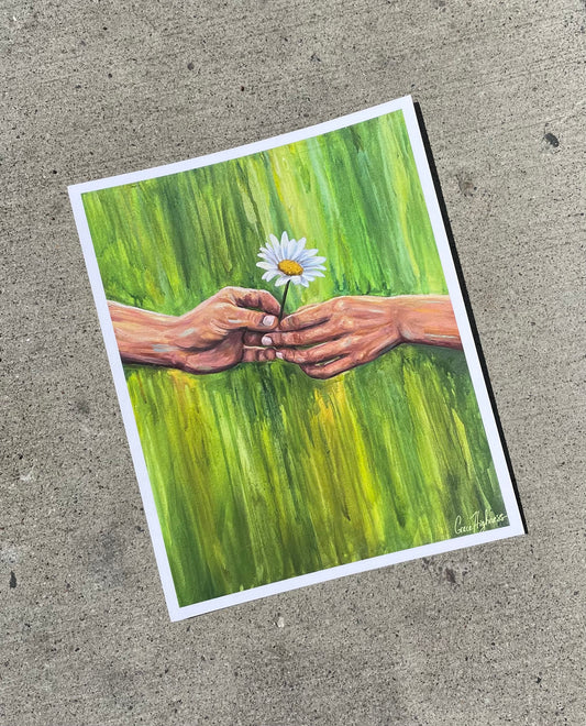 "A Simple Gift" Paper Print