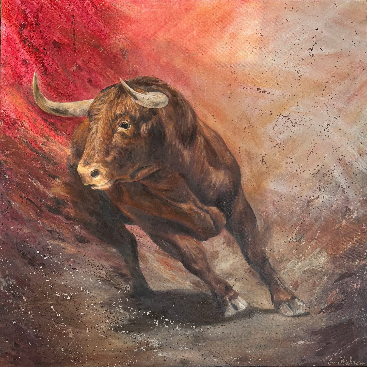 "Bruno" Original Oil Painting