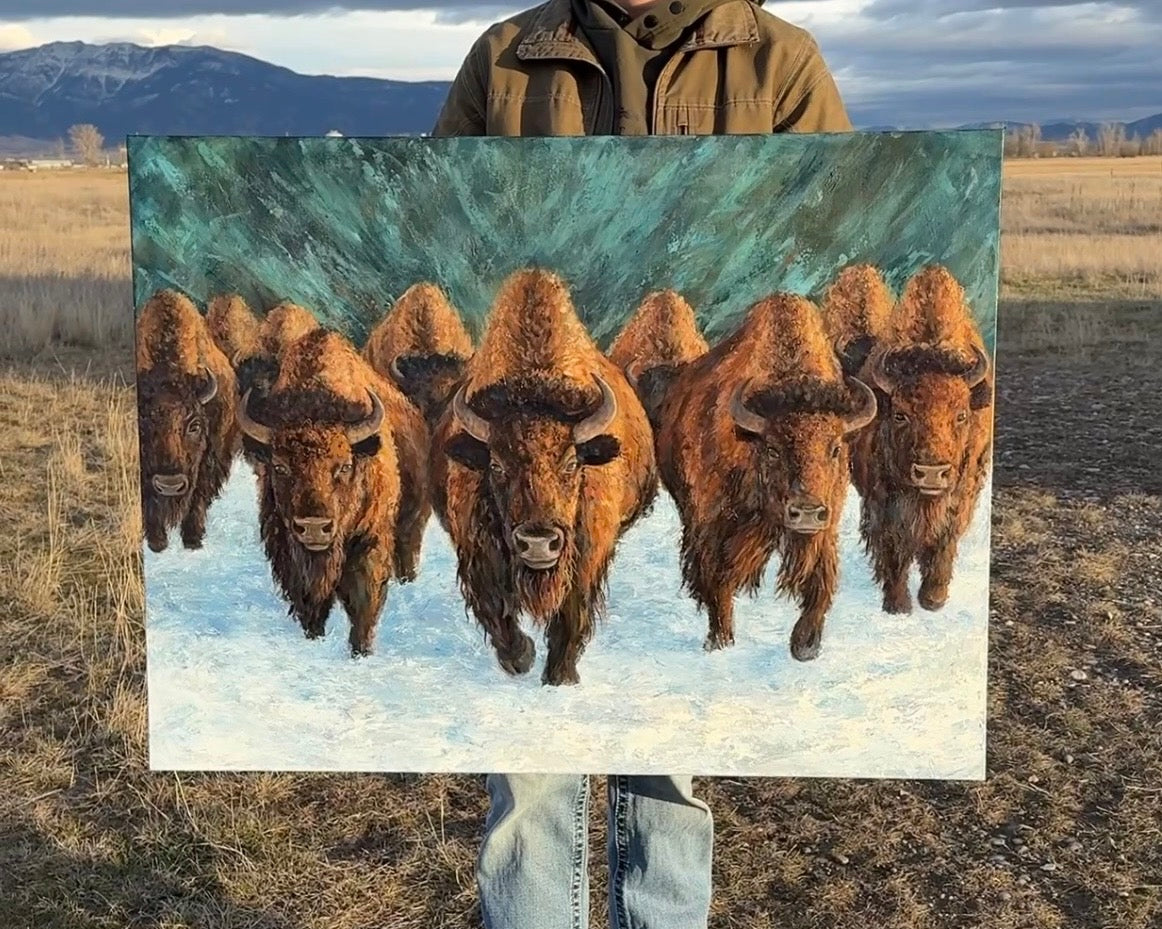 "Stronger Together" Original Oil Painting
