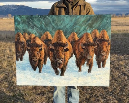 "Stronger Together" Original Oil Painting