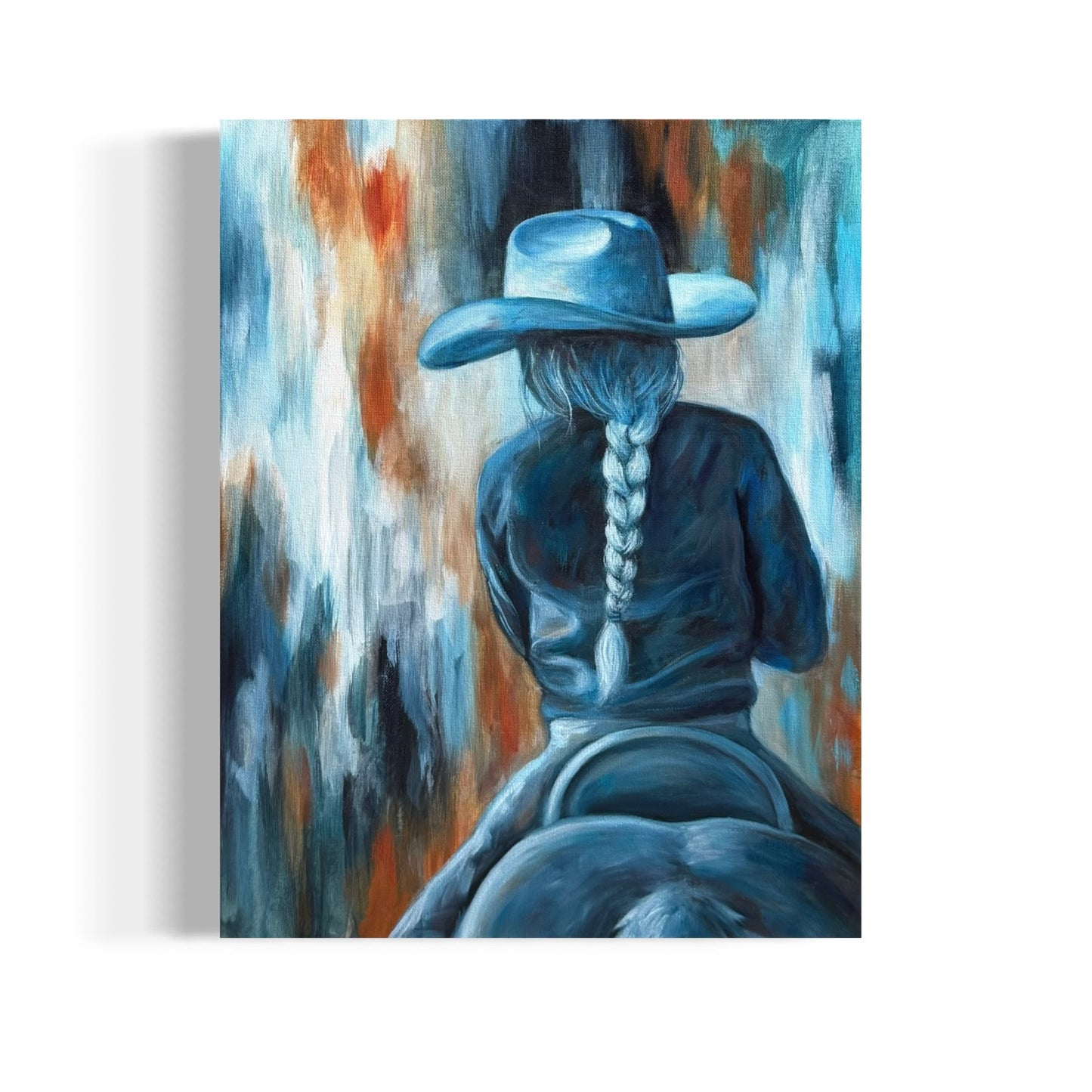 "A Mellow Ride" Original Oil Painting