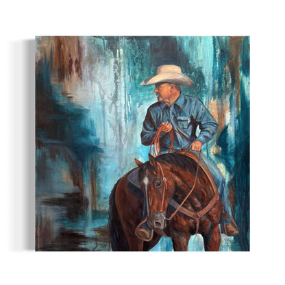 "Look To The West" Original Oil Painting