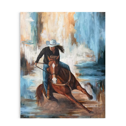 "Cut Right" Original Oil Painting