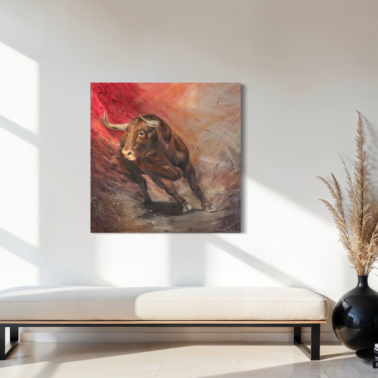 "Bruno" Original Oil Painting