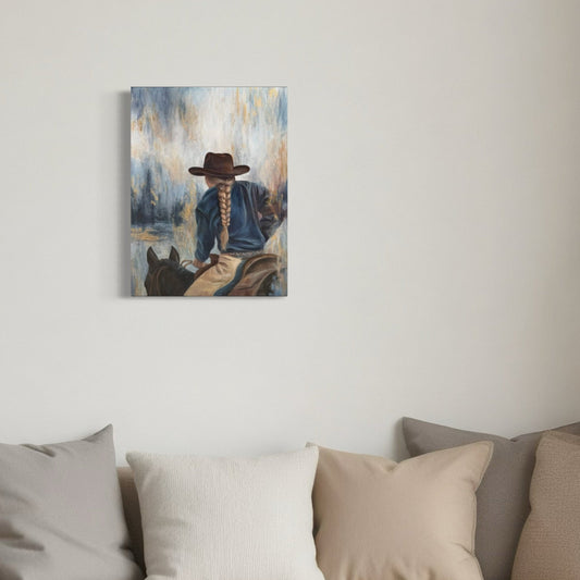 "The Ride Home" Original Oil Painting
