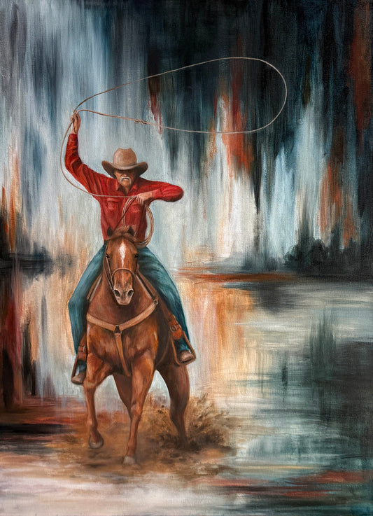 "Eye On The Prize" Original Oil Painting