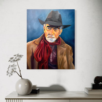 "Should've Been A Cowboy" Original Oil Painting