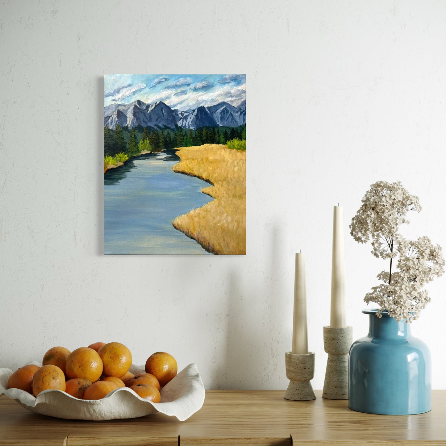 "Lazy River" Original Acrylic Painting