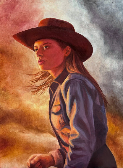 "Fearless" Original Oil Painting
