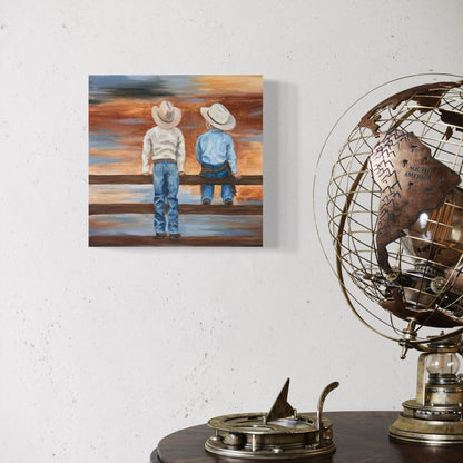 "Little Dreamers" Original Oil Painting