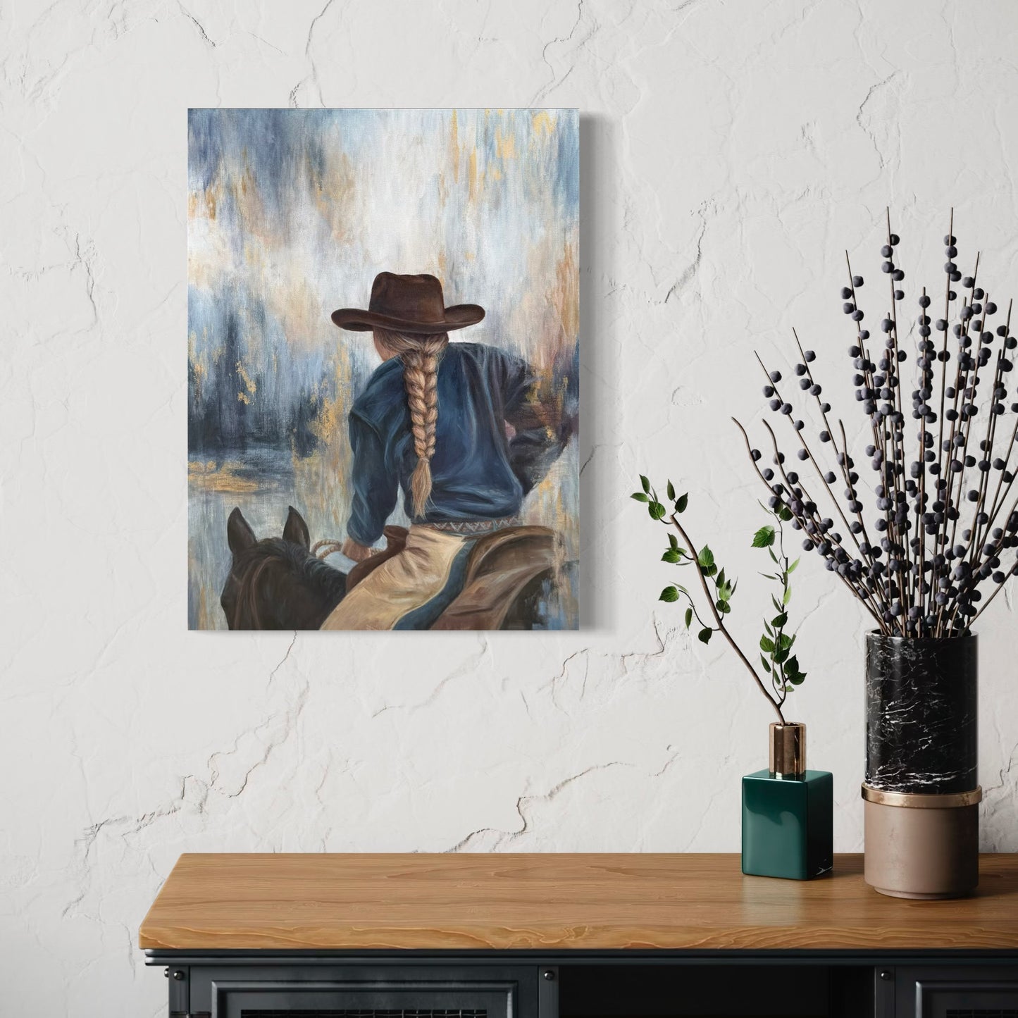 "The Ride Home" Original Oil Painting