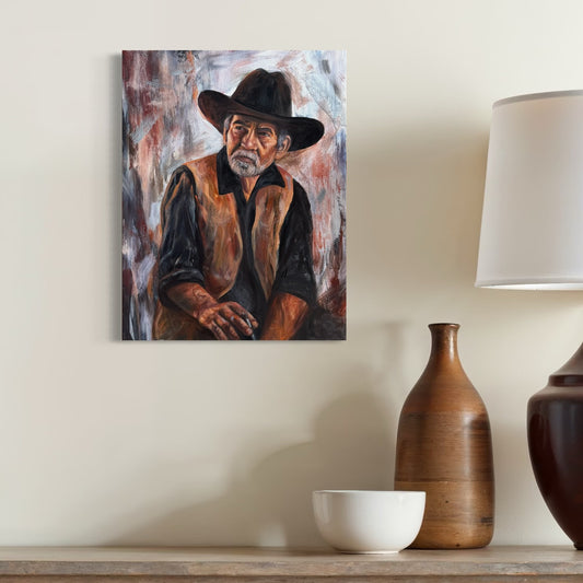 "Smoke Break" Original Oil Painting