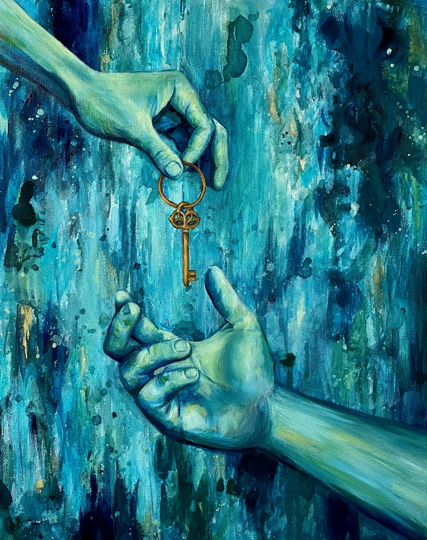 "Key To My Heart" Paper Print