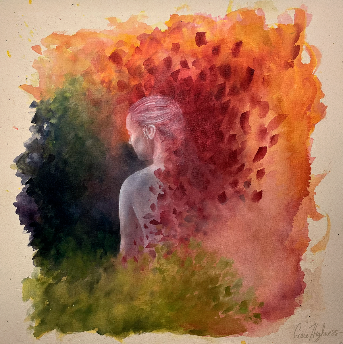 "In A Daydream" Paper Print