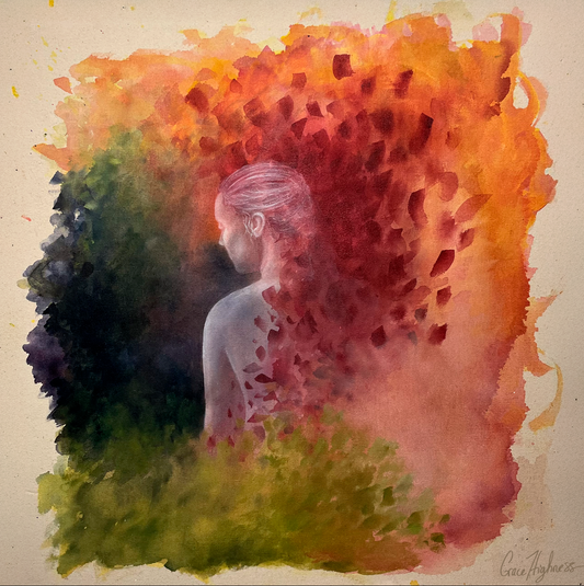 "In A Daydream" Paper Print