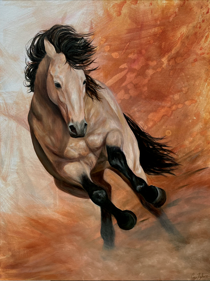 "Thunder" Original Oil Painting